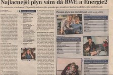 Najlacnejší plyn vám dá RWE a Energie2